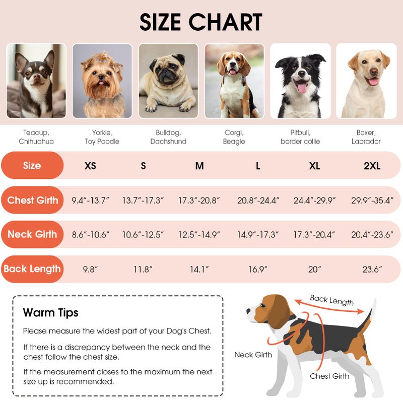 Queenmore Cold Weather Dog Coats Loft Reversible Winter Fleece Dog Vest Waterproof Pet Jacket Available in Extra Small, Small, Medium, Large Extra Large Sizes - Image 3